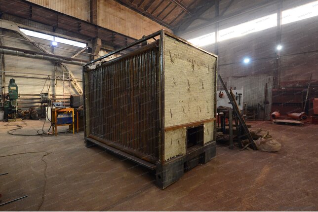 Водогрейный котел 0.8 с ОУР - изготовление