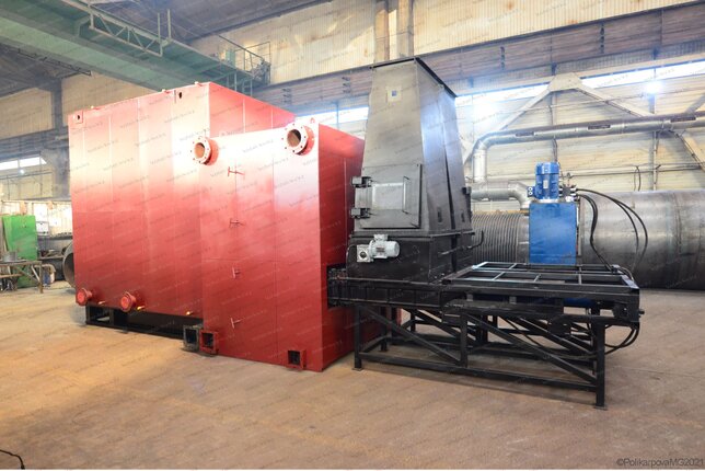 Котел 2500 кВт на опилках и щепе твердотопливный