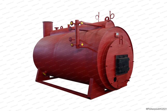 Котел паровой 0.7 т 170 С на угле