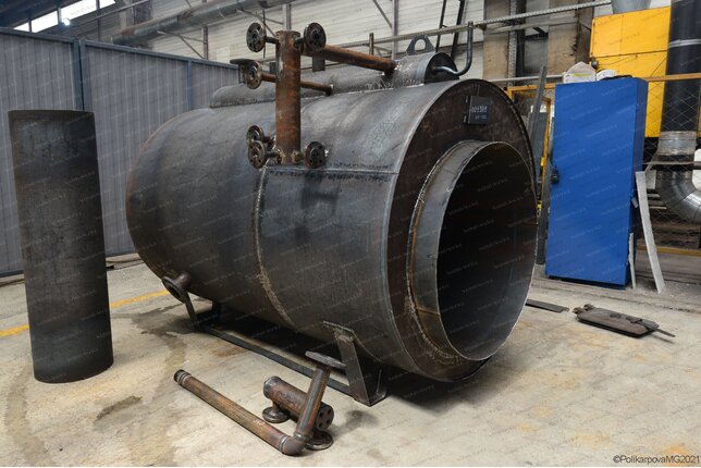 Паровой котел 1200 кг в час на газу температура пара 115 С изготовление